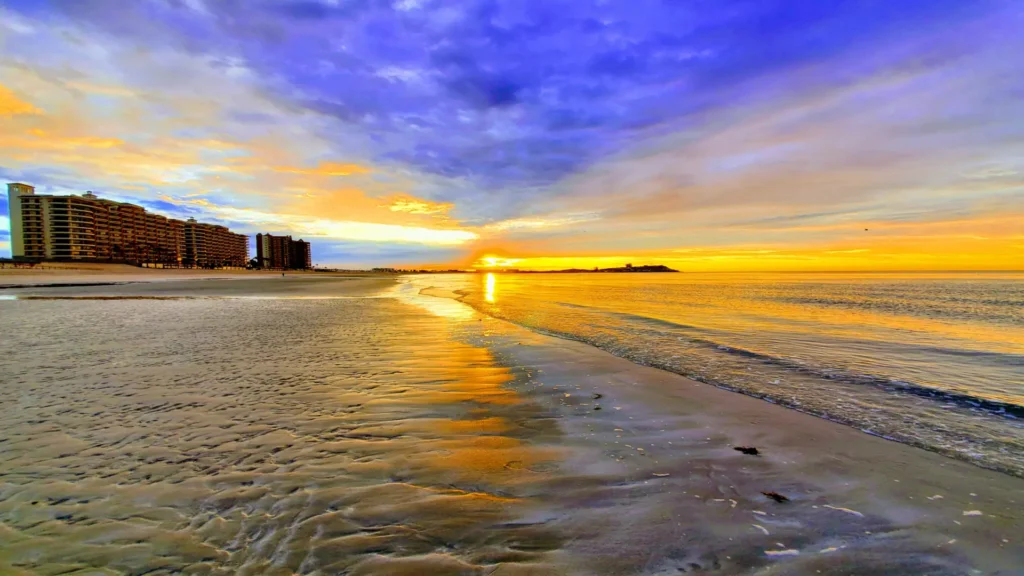 Take a peaceful stroll along Sandy Beach