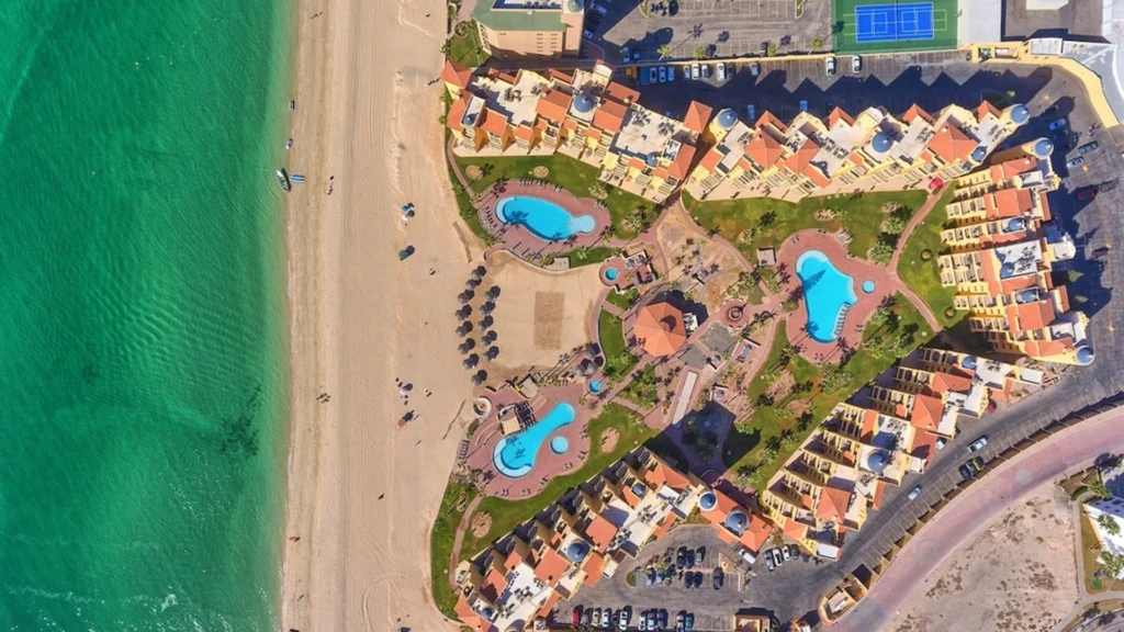 rocky-point-owner-direct-princesa-b509-sandy-beach-oceanfront-aerial-view